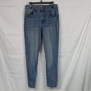 Blue Asphalt Women's Blue Skinny Jeans 7/28 (W635)